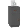 Solid gray pine wood sideboard 34x40x75 cm by vidaXL, Sideboards - Ref: Foro24-820124, Price: 67,34 €, Discount: %
