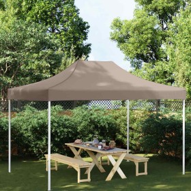 Techo de carpa para celebraciones gris taupe 4x3 m 270 g/m²