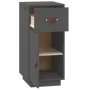 Solid gray pine wood sideboard 34x40x75 cm by vidaXL, Sideboards - Ref: Foro24-820124, Price: 67,34 €, Discount: %