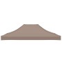 Techo de carpa para celebraciones gris taupe 4x3 m 270 g/m²