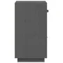 Aparador de madera maciza de pino gris 34x40x75 cm de vidaXL, Aparadores - Ref: Foro24-820124, Precio: 67,32 €, Descuento: %