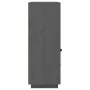 Tall sideboard solid gray pine wood 100x40x108.5 cm by vidaXL, Sideboards - Ref: Foro24-820164, Price: 191,48 €, Discount: %