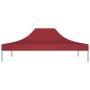 Techo de carpa para celebraciones burdeos 4x3 m 270 g/m²