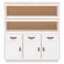 Hohes Sideboard aus massivem weißem Kiefernholz, 100 x 40 x 108,5 cm von vidaXL, Sideboards - Ref: Foro24-820163, Preis: 159,...