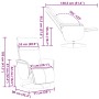 Techo de carpa para celebraciones marrón 4x3 m 270 g/m²