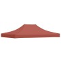 Techo de carpa para celebraciones color terracota 4x3m 270g/m²