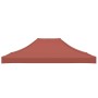 Techo de carpa para celebraciones color terracota 4x3m 270g/m²