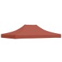 Techo de carpa para celebraciones color terracota 4x3m 270g/m²