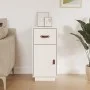 Solid white pine wood sideboard 34x40x75 cm by vidaXL, Sideboards - Ref: Foro24-820123, Price: 63,67 €, Discount: %