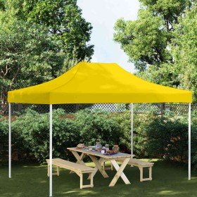 Techo de carpa para celebraciones amarillo 4x3 m 270 g/m²