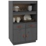 Sideboard aus massivem Kiefernholz grau 67x40x108,5 cm von vidaXL, Sideboards - Ref: Foro24-820159, Preis: 148,00 €, Rabatt: %