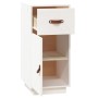 Sideboard aus massivem weißem Kiefernholz, 34 x 40 x 75 cm von vidaXL, Sideboards - Ref: Foro24-820123, Preis: 64,43 €, Rabat...