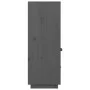 Solid gray pine wood sideboard 67x40x108.5 cm by vidaXL, Sideboards - Ref: Foro24-820159, Price: 146,10 €, Discount: %