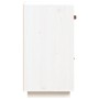 Aparador de madera maciza de pino blanco 34x40x75 cm de vidaXL, Aparadores - Ref: Foro24-820123, Precio: 64,37 €, Descuento: %