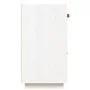 Aparador de madera maciza de pino blanco 34x40x75 cm de vidaXL, Aparadores - Ref: Foro24-820123, Precio: 63,67 €, Descuento: %