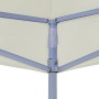 Techo de carpa para celebraciones color crema 4,5x3 m 270 g/m²