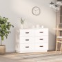 Sideboard aus massivem weißem Kiefernholz, 100 x 40 x 75 cm von vidaXL, Sideboards - Ref: Foro24-820143, Preis: 142,37 €, Rab...