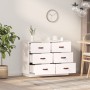 Solid white pine wood sideboard 100x40x75 cm by vidaXL, Sideboards - Ref: Foro24-820143, Price: 142,37 €, Discount: %