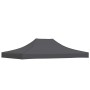 Techo de carpa para celebraciones gris antracita 4,5x3m 270g/m²