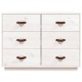 Solid white pine wood sideboard 100x40x75 cm by vidaXL, Sideboards - Ref: Foro24-820143, Price: 142,37 €, Discount: %