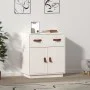 Solid white pine wood sideboard 65.5x40x75 cm by vidaXL, Sideboards - Ref: Foro24-820128, Price: 81,06 €, Discount: %