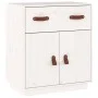 Solid white pine wood sideboard 65.5x40x75 cm by vidaXL, Sideboards - Ref: Foro24-820128, Price: 81,06 €, Discount: %