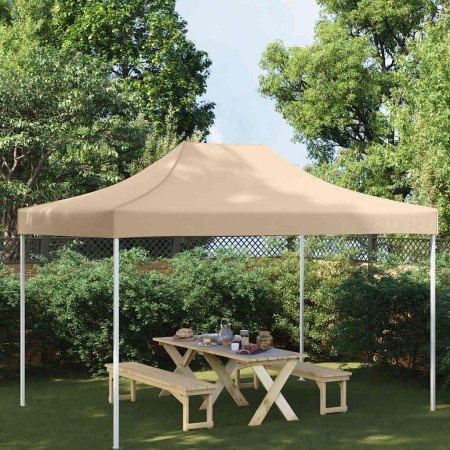 Techo de carpa para celebraciones beige 4,5x3 m 270 g/m² en Cubiertas para carpas y cenadores | Comprar online en Foro24