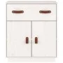 Solid white pine wood sideboard 65.5x40x75 cm by vidaXL, Sideboards - Ref: Foro24-820128, Price: 81,06 €, Discount: %