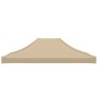Techo de carpa para celebraciones beige 4,5x3 m 270 g/m²