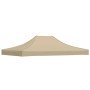 Techo de carpa para celebraciones beige 4,5x3 m 270 g/m² en Cubiertas para carpas y cenadores | Comprar online en Foro24