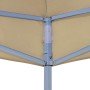 Techo de carpa para celebraciones beige 4,5x3 m 270 g/m² en Cubiertas para carpas y cenadores | Comprar online en Foro24