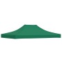 Techo de carpa para celebraciones verde 4,5x3 m 270 g/m²