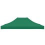 Techo de carpa para celebraciones verde 4,5x3 m 270 g/m²