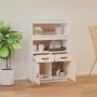 Sideboard aus massivem weißem Kiefernholz, 67 x 40 x 108,5 cm von vidaXL, Sideboards - Ref: Foro24-820158, Preis: 119,79 €, R...