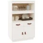 Aparador de madera maciza de pino blanco 67x40x108,5 cm de vidaXL, Aparadores - Ref: Foro24-820158, Precio: 119,79 €, Descuen...