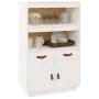 Solid white pine wood sideboard 67x40x108.5 cm by vidaXL, Sideboards - Ref: Foro24-820158, Price: 121,05 €, Discount: %