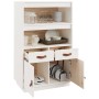 Solid white pine wood sideboard 67x40x108.5 cm by vidaXL, Sideboards - Ref: Foro24-820158, Price: 121,05 €, Discount: %