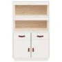 Aparador de madera maciza de pino blanco 67x40x108,5 cm de vidaXL, Aparadores - Ref: Foro24-820158, Precio: 119,79 €, Descuen...