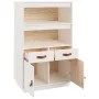 Sideboard aus massivem weißem Kiefernholz, 67 x 40 x 108,5 cm von vidaXL, Sideboards - Ref: Foro24-820158, Preis: 119,79 €, R...