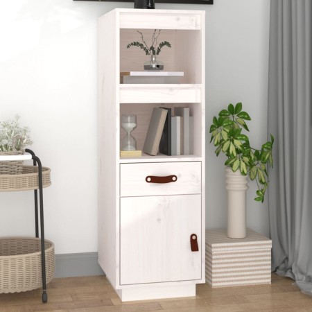 Hohes Sideboard aus massivem weißem Kiefernholz, 34 x 40 x 108,5 cm von vidaXL, Sideboards - Ref: Foro24-820153, Preis: 78,89...