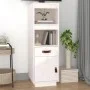 Hohes Sideboard aus massivem weißem Kiefernholz, 34 x 40 x 108,5 cm von vidaXL, Sideboards - Ref: Foro24-820153, Preis: 78,08...