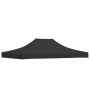 Techo de carpa para celebraciones negro 4,5x3 m 270 g/m²