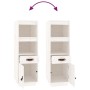 Hohes Sideboard aus massivem weißem Kiefernholz, 34 x 40 x 108,5 cm von vidaXL, Sideboards - Ref: Foro24-820153, Preis: 78,89...