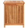 Caja de almacenaje de jardín madera maciza de teca 60x50x58 cm