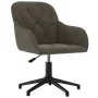 Bürodrehstuhl aus dunkelgrauem Samt von vidaXL, Bürostühle - Ref: Foro24-344857, Preis: 83,91 €, Rabatt: %