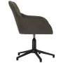 Bürodrehstuhl aus dunkelgrauem Samt von vidaXL, Bürostühle - Ref: Foro24-344857, Preis: 83,91 €, Rabatt: %