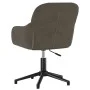 Bürodrehstuhl aus dunkelgrauem Samt von vidaXL, Bürostühle - Ref: Foro24-344857, Preis: 83,91 €, Rabatt: %
