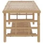 2-piece bamboo garden furniture set with dark gray cushions by vidaXL, Garden sets - Ref: Foro24-319266, Price: 246,45 €, Dis...
