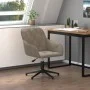 Light Gray Velvet Swivel Office Chair by vidaXL, Office chairs - Ref: Foro24-344856, Price: 84,11 €, Discount: %