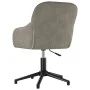 Light Gray Velvet Swivel Office Chair by vidaXL, Office chairs - Ref: Foro24-344856, Price: 84,11 €, Discount: %